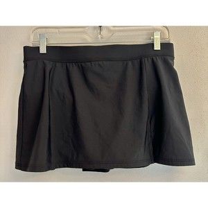 JAMAICA BAY Black SWIM SKIRT Size‎ 14 80% Nylon 20% Lycra